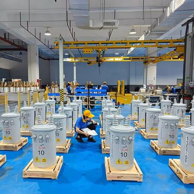 TOROIDAL Struktura cewki 100kVA 150kVA Jednofazowy transformator o niskiej stratzie napełniony olejem